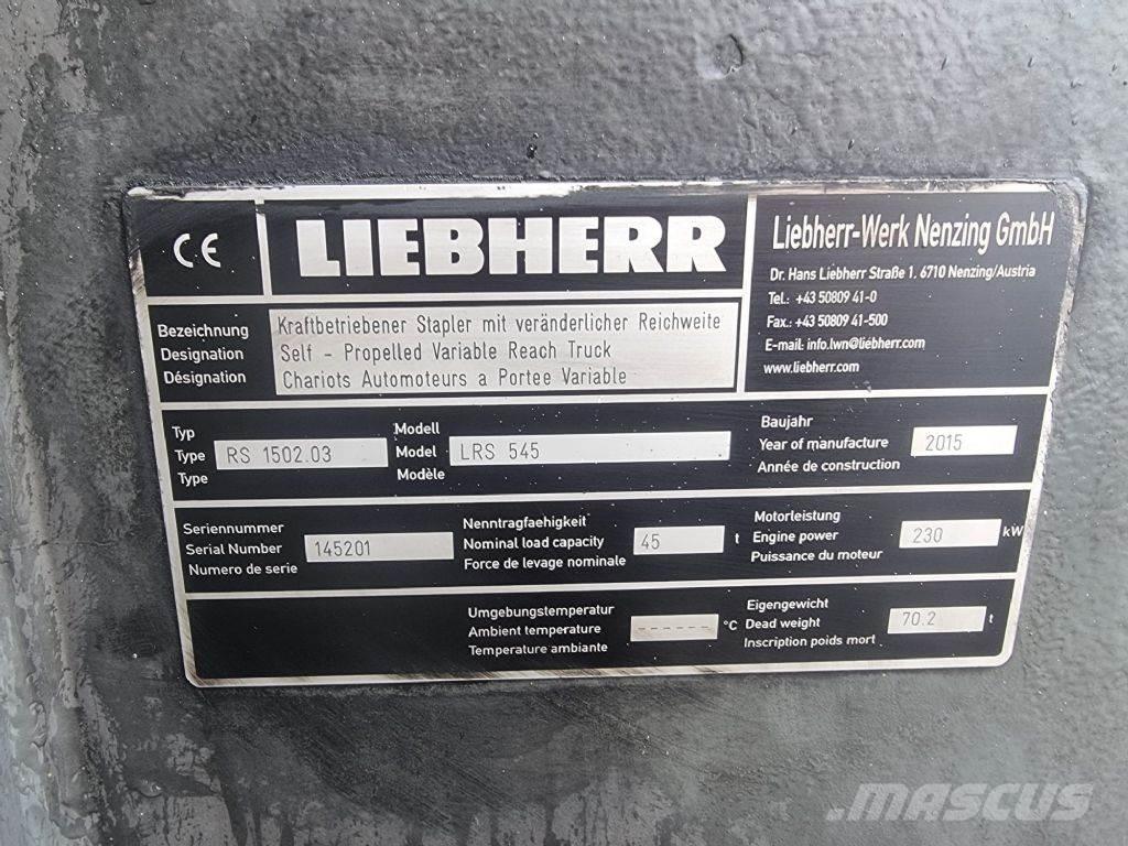 Liebherr LRS 545 Prekladače kontajnerov
