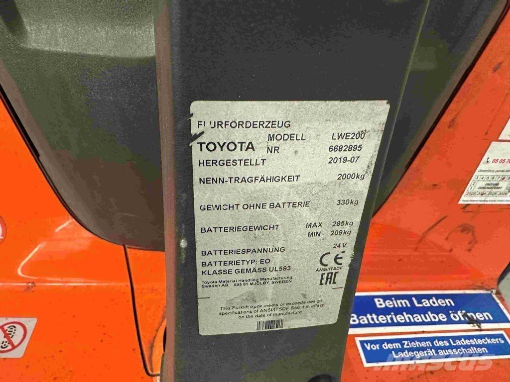 Toyota LWE 200 Nízkozdvižný vozík