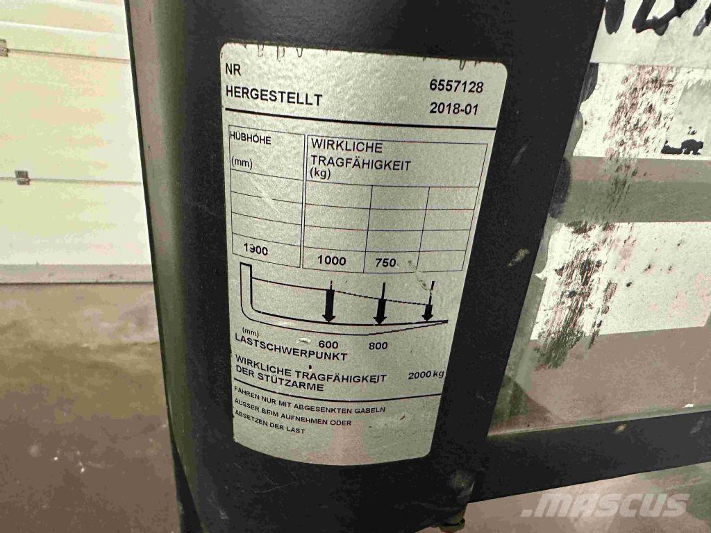 Toyota SPE 200 D Ručne vedené vysokozdvižné vozíky