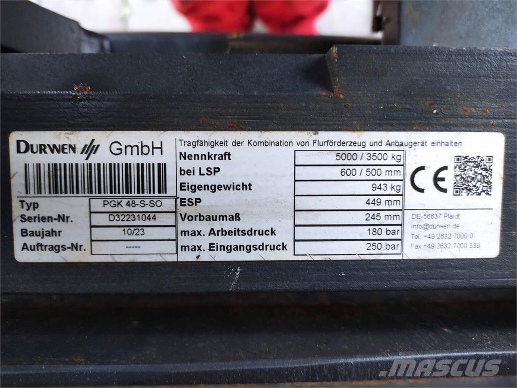 Durwen PGK48-S-SO Vidlice