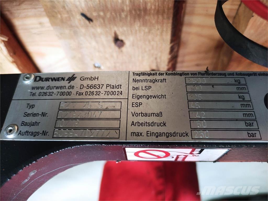 Durwen RZV 25 S Manipulácia s materiálom - ostatné