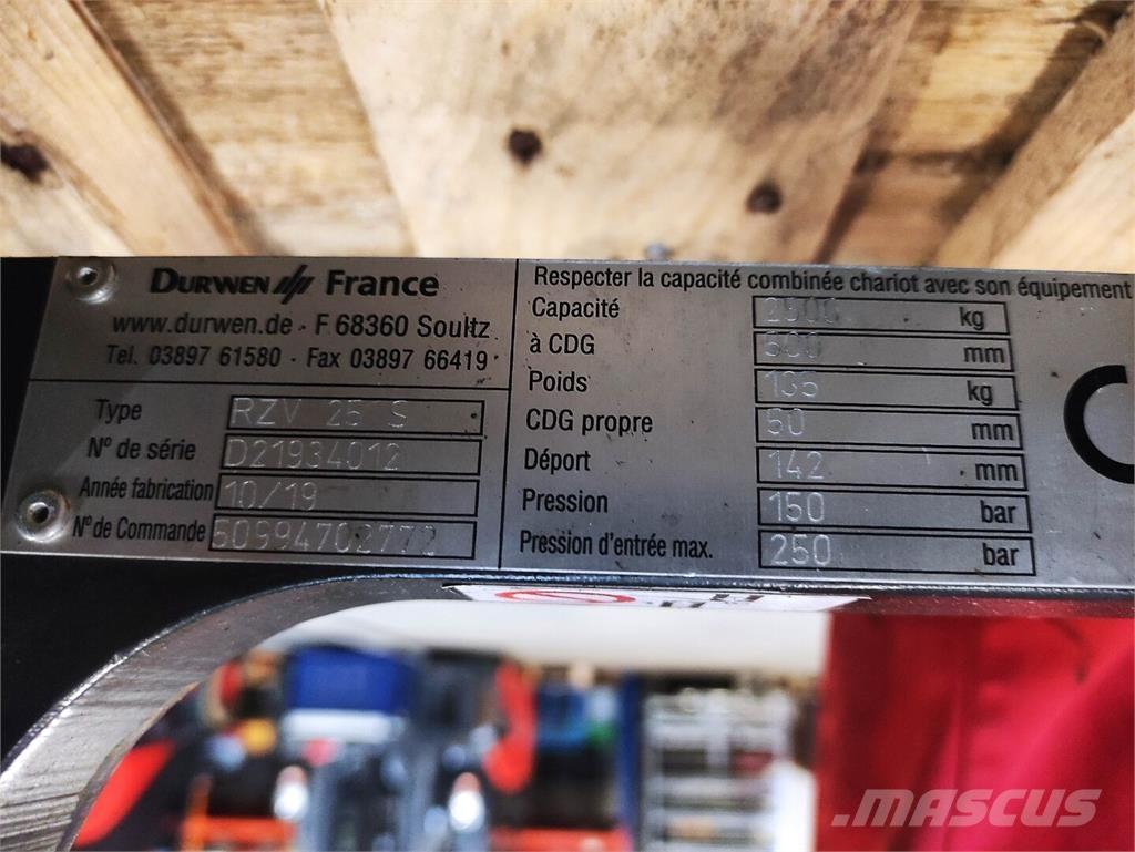 Durwen RZV 25 S Manipulácia s materiálom - ostatné