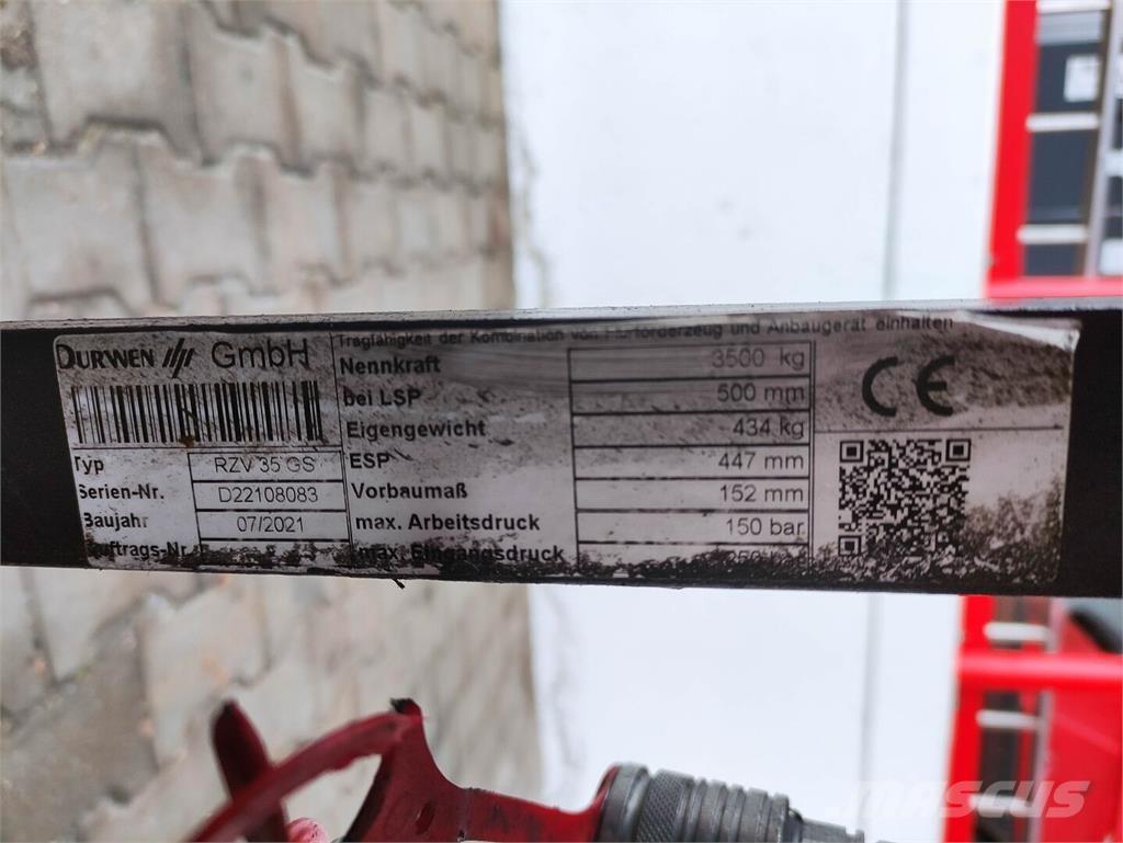 Durwen RZV 35 GS Manipulácia s materiálom - ostatné