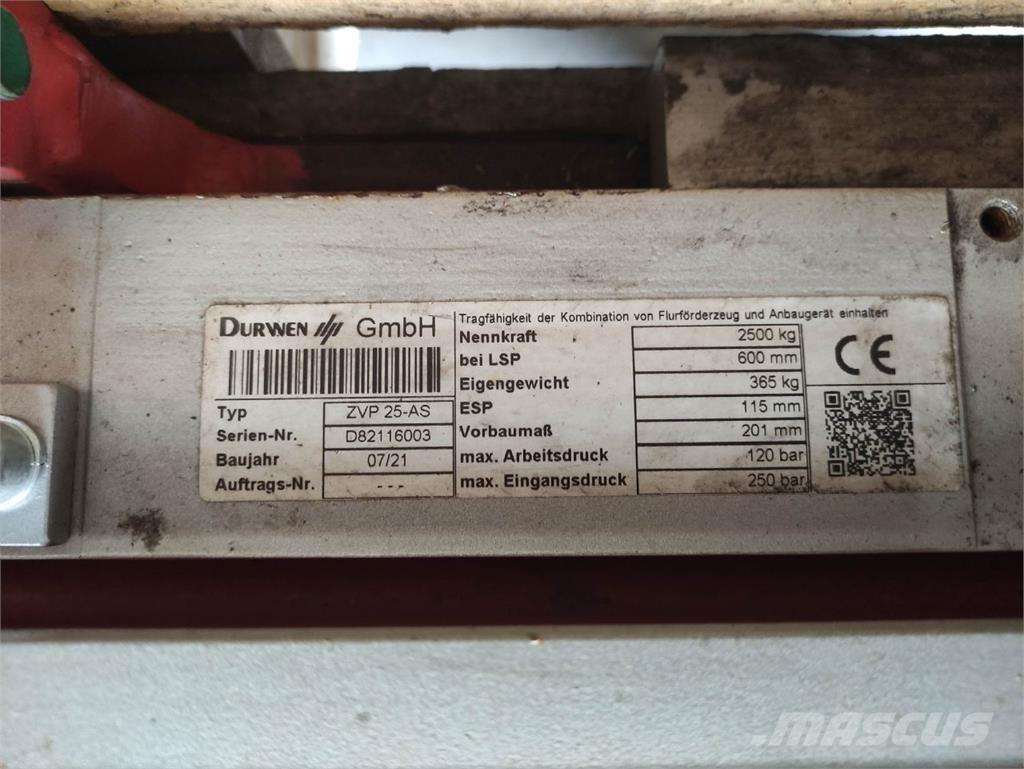 Durwen ZVP25-AS Čeľuste na balíky