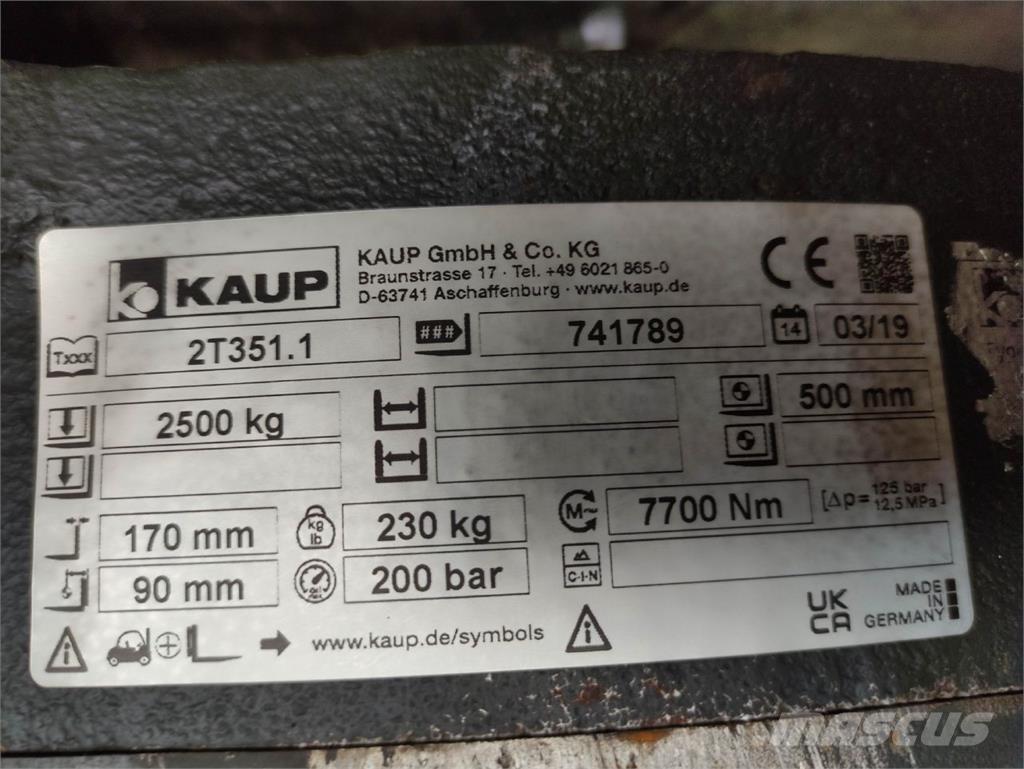 Kaup 2T351.1 Manipulácia s materiálom - ostatné
