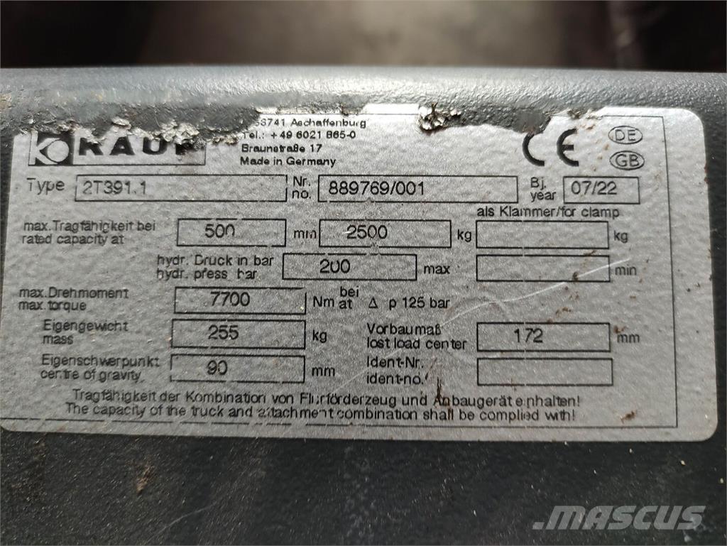 Kaup 2T391.1 Manipulácia s materiálom - ostatné