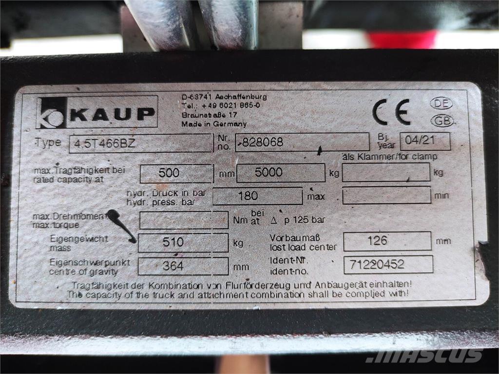 Kaup 4.5T466BZ Manipulácia s materiálom - ostatné
