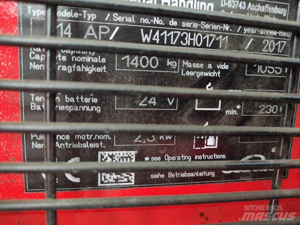 Linde L14APi Ručne vedené vysokozdvižné vozíky