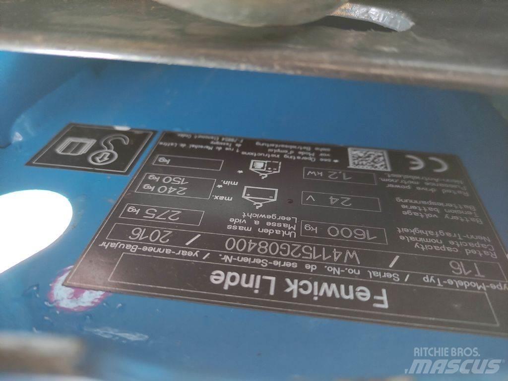 Linde T16 Nízkozdvižný vozík