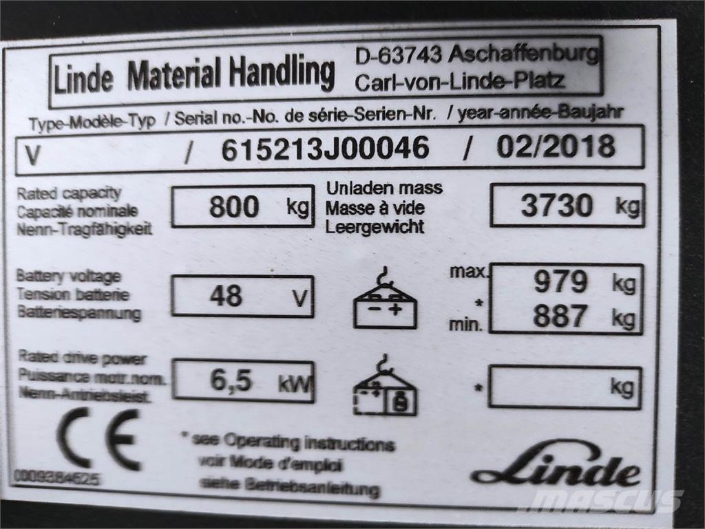 Linde V Modular Vysokozdvižný vozík