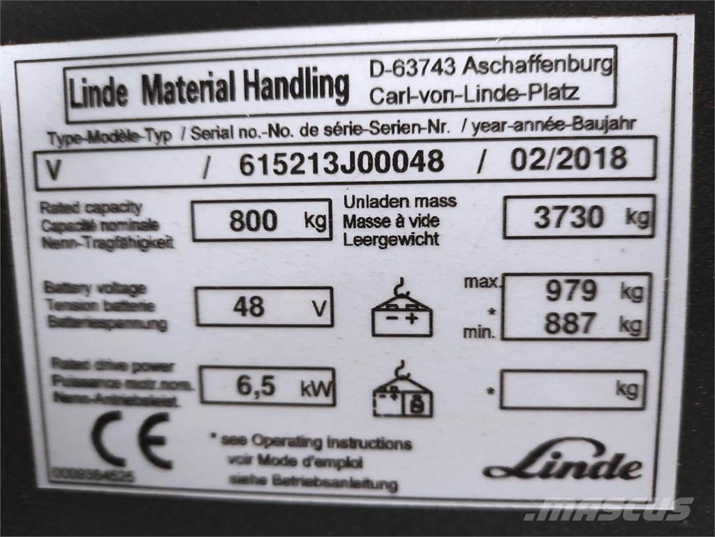 Linde V Modular Vysokozdvižný vozík