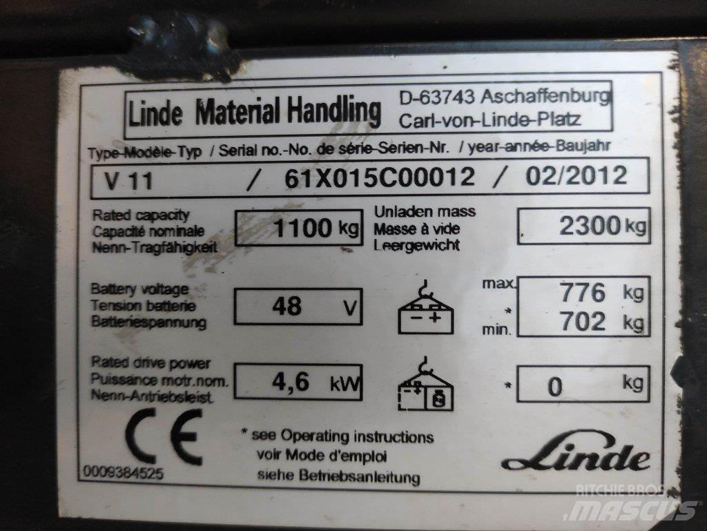 Linde V11 Vysokozdvižný vozík