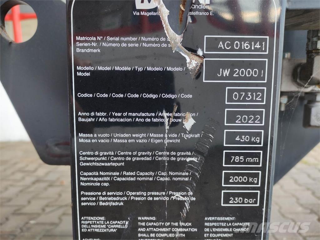 Magni JW2000 Manipulácia s materiálom - ostatné