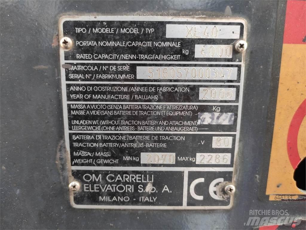 Om-Pimespo XE40 Akumulátorové vozíky