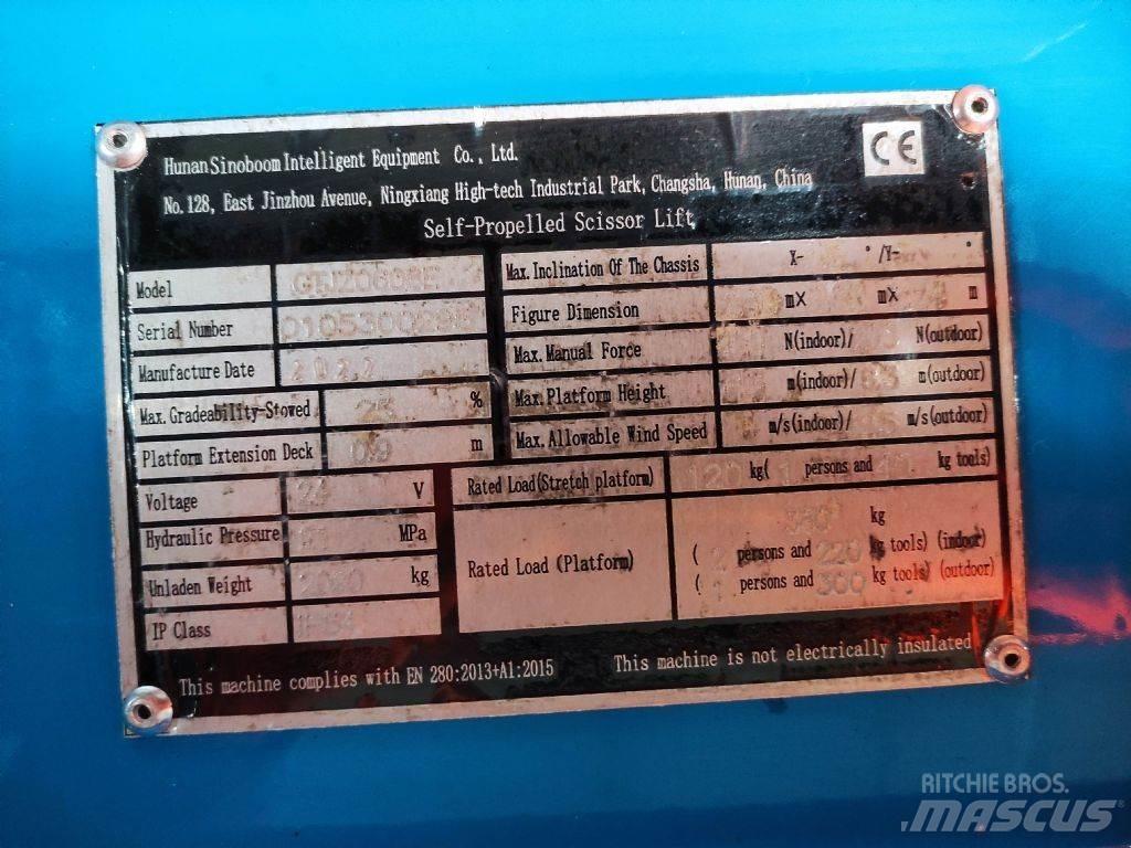 Sinoboom 2132E/GTJZ0608E Nožnicové zdvíhacie plošiny