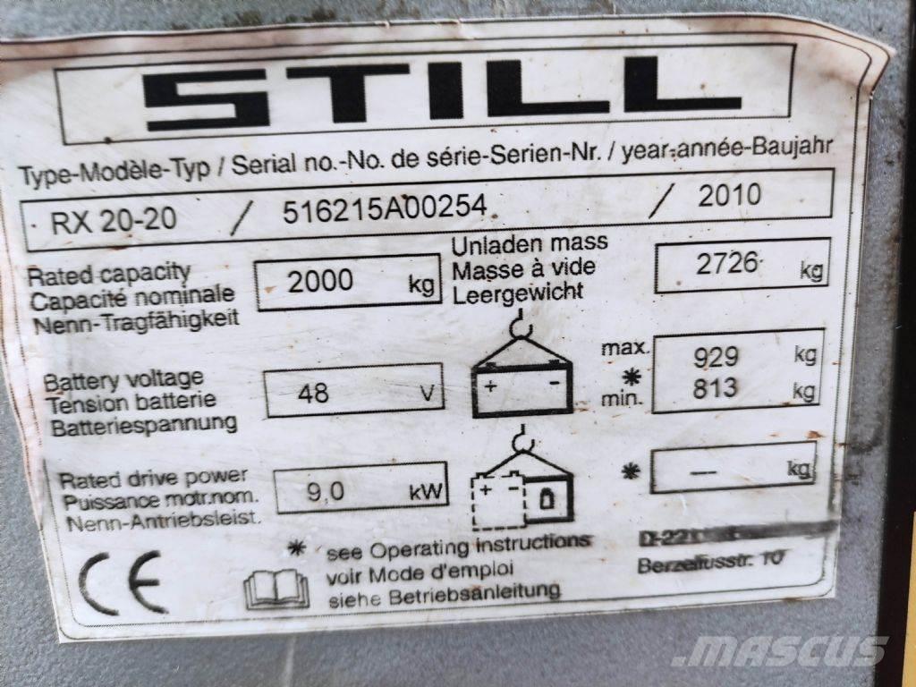 Still RX20-20 Akumulátorové vozíky