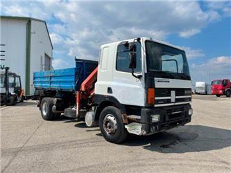 DAF FA 85.400 threesided kipper with crane vin 512