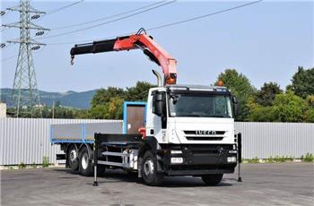 Iveco Stralis 310 PRITSCHE 7,05m +KRAN +FUNK