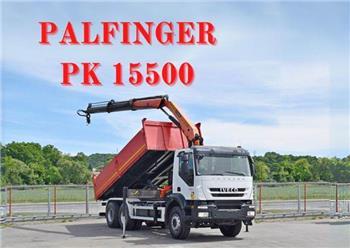 Iveco TRAKKER 360 * Kipper 5,60m* KRAN /FUNK * 6x4