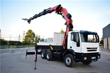 Iveco TRAKKER 6x4 PALFINGER PK 44002 FLY JIB WINDE !!