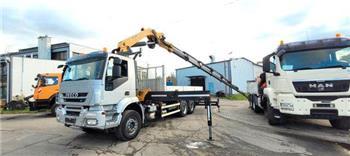 Iveco TRAKKER 6x4 PALFINGER PK 44002 WINDE EURO 5 Kran