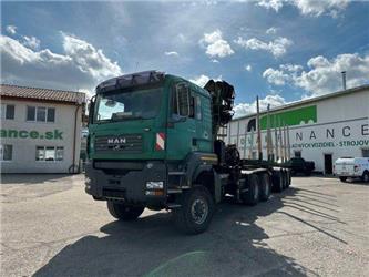 MAN TGA 33.480 6x6 woodtruck crane+LEMEX vin 885+054