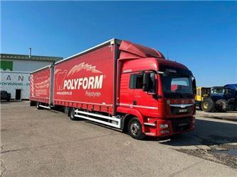 MAN TGL 12.250 TANDEM automat E6, 108m3+SVAN vin 901