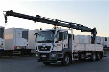 MAN TGS 26.440 / 6X2 / SKRZYNIOWY - 6,3 M + HDS HIAB