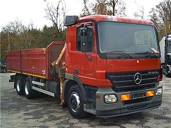 Mercedes-Benz ACTROS 2632 6x4 Pritshe mit KRAN FASSI F170