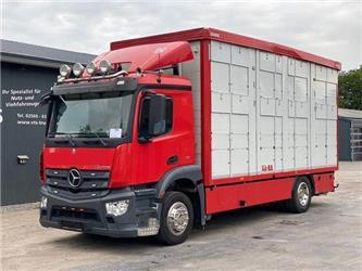Mercedes-Benz Antos 1833 EU6 2.Stock KaBa Vieh. m. Hubdach