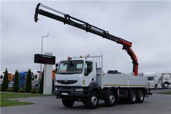 Renault KERAX 410/8X4/L:6,8M+CRANE PALFINGER 20002/RADIO