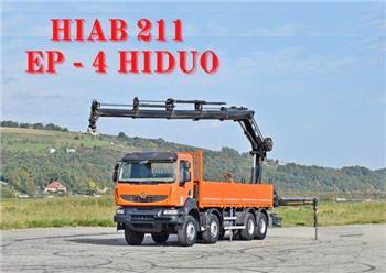 Renault KERAX 430 * HIAB 211 EP-4 HIDUO+ FUNK /8x4