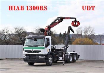 Renault Premium 380 DXI* ABROLLKIPPER *HIAB 1300RS 71