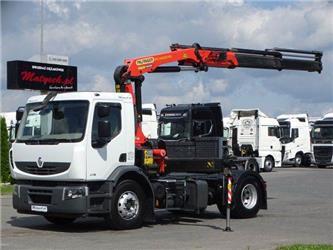 Renault PREMIUM 430/MANUAL+CRANE PALFINGER PK14002/RADIO