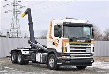 Scania R124 470 Abrollkipper *6x2* Top Zustand !