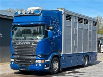 Scania R520 2.Stock Stehmann Tränke,Hubdach,Aggregat