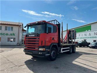 Scania V8 580 6x4woodtransporter, crane,ORIGINAL KM 218