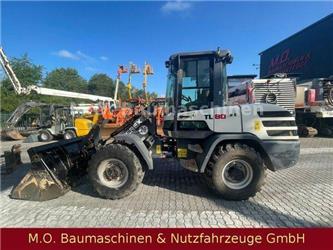 Terex TL 80 / Klappschaufel/Palettengabel/SW/2100Bstd