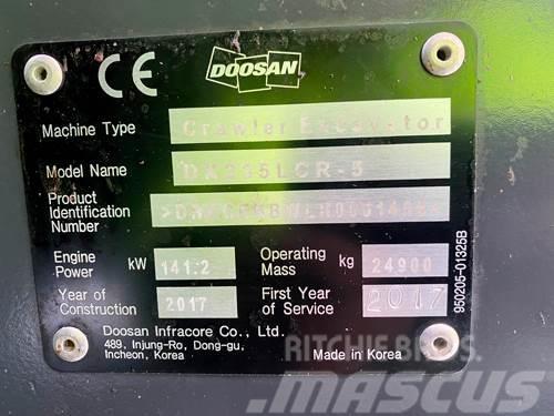 Doosan DX235LCR-5 Pásové rýpadlá