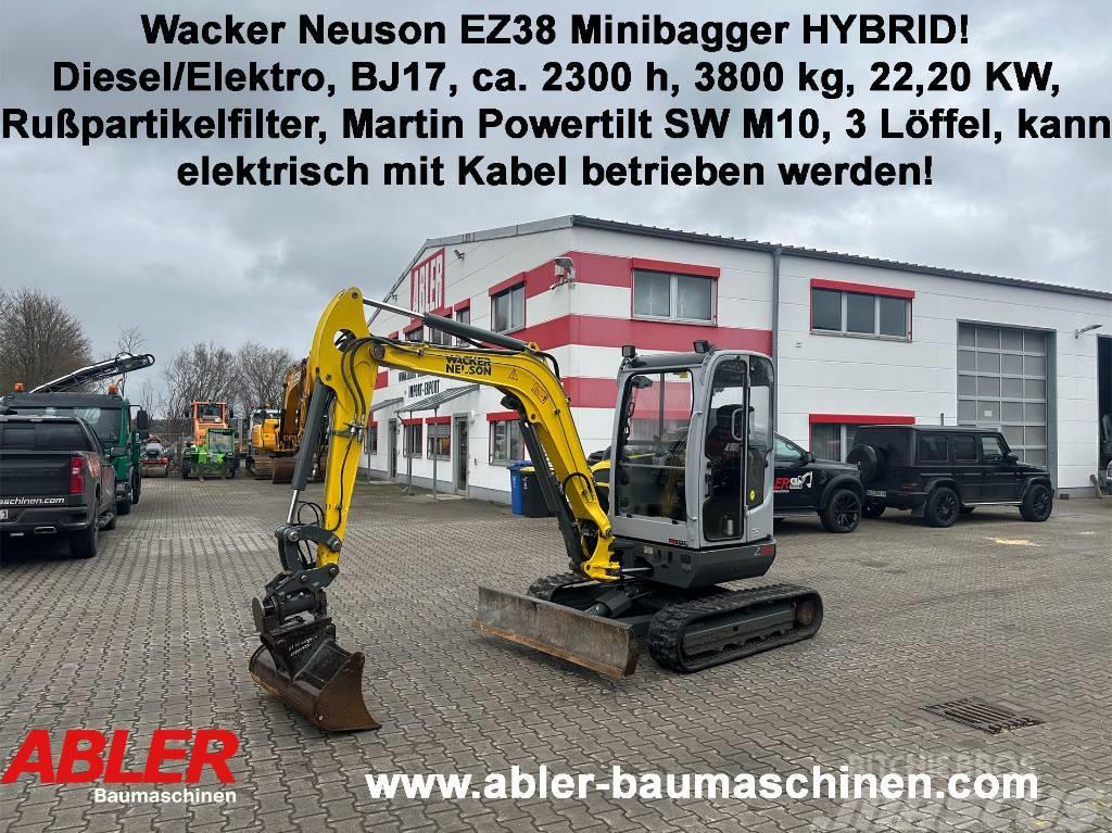 Wacker Neuson EZ 38 Hybrid! Minibagger diesel/Strom Powertilt Mini rýpadlá < 7t