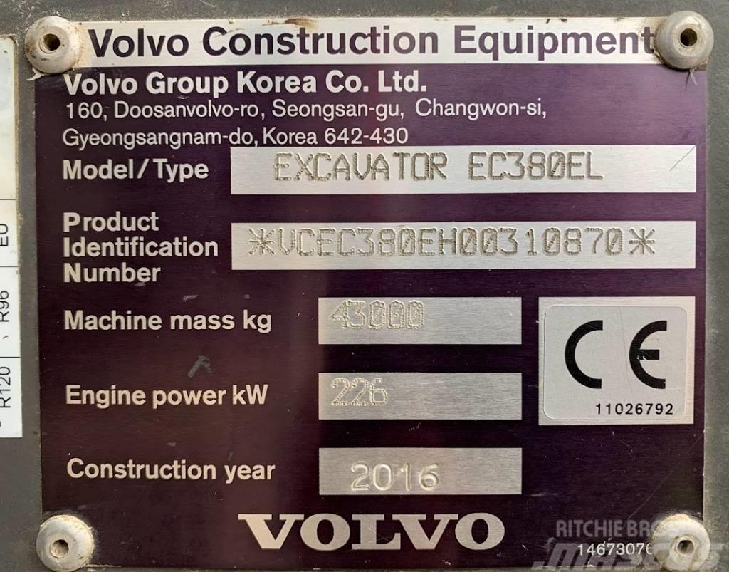 Volvo EC 380 EL Pásové rýpadlá