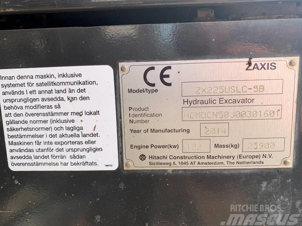 Hitachi ZX 225 USLC - 5B Pásové rýpadlá