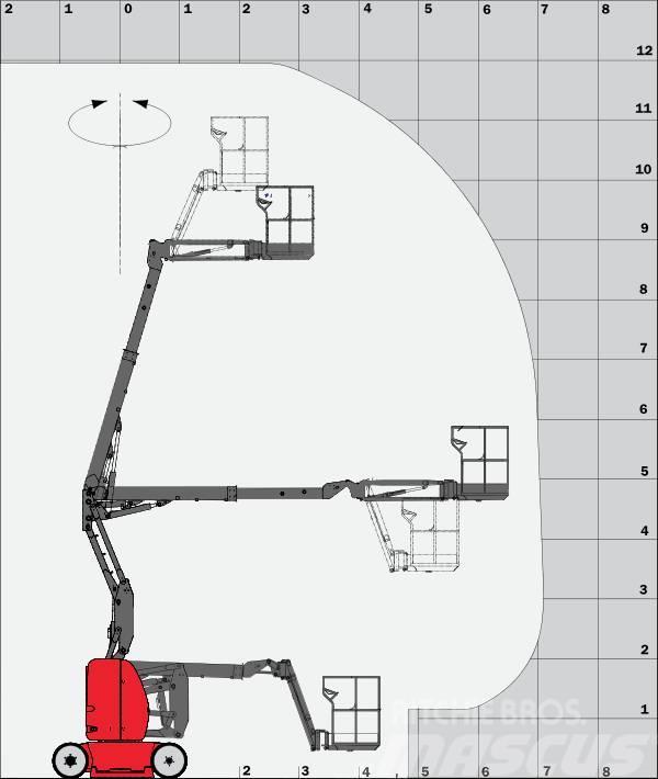 Manitou 120 AETJ-C 3D Hubarbeitsbühne Kĺbové plošiny