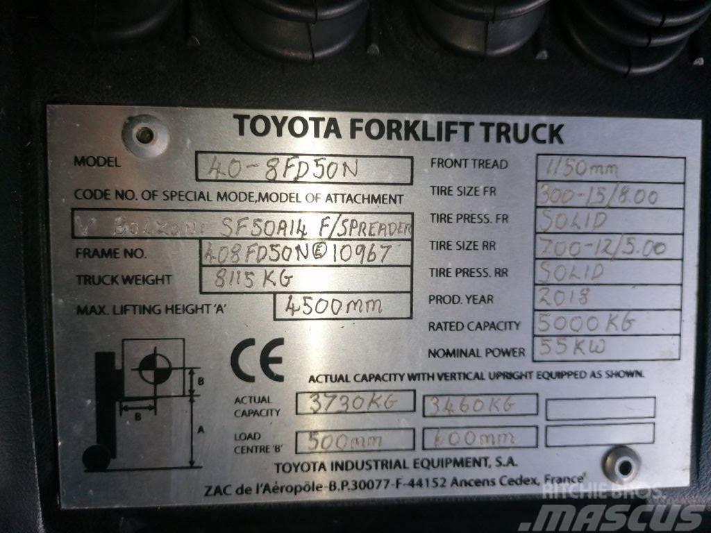 Toyota 40-8FD50N Dieselové vozíky