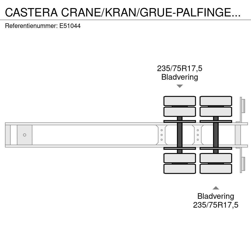 Castera CRANE/KRAN/GRUE-PALFINGER 22002 (2xHydr.) Podvalníkové návesy