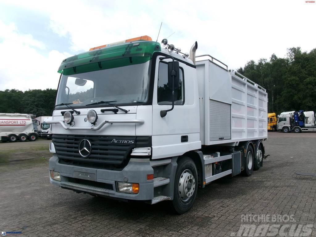 Mercedes-Benz Actros 2535 6x2 vacuum tank Saugbagger Kombinované/Čerpacie cisterny