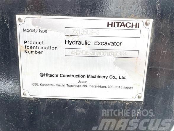 Hitachi ZX135US-6 Pásové rýpadlá