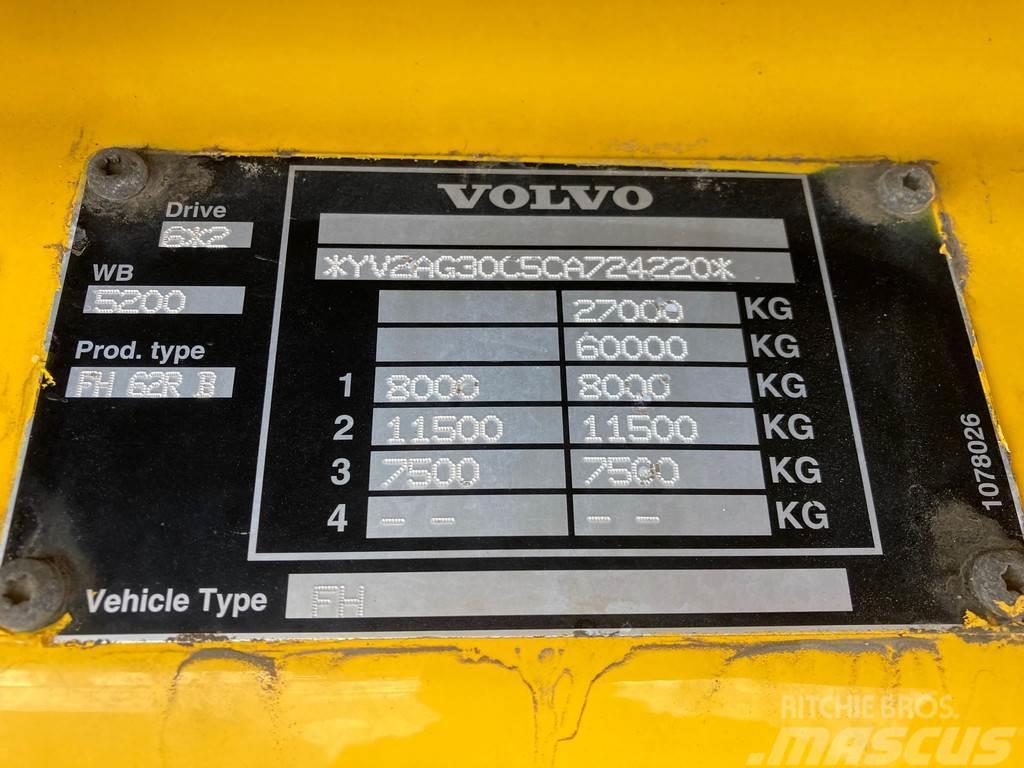 Volvo FH500 8X2*6 + CRANE HIAB + LIFT HIAB + VEB + FULL Hákový nosič kontajnerov