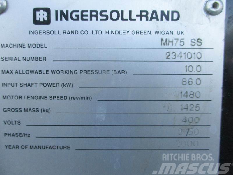 Ingersoll Rand MH 75 SS Kompresory