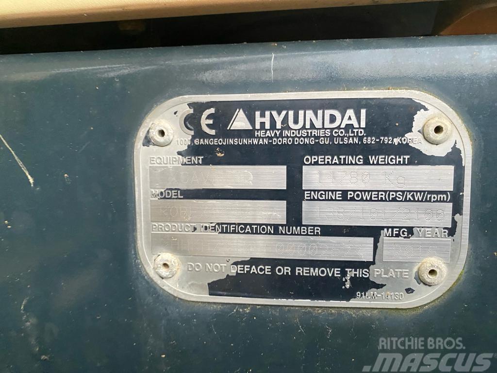 Hyundai 140W-9A Kolesové rýpadlá